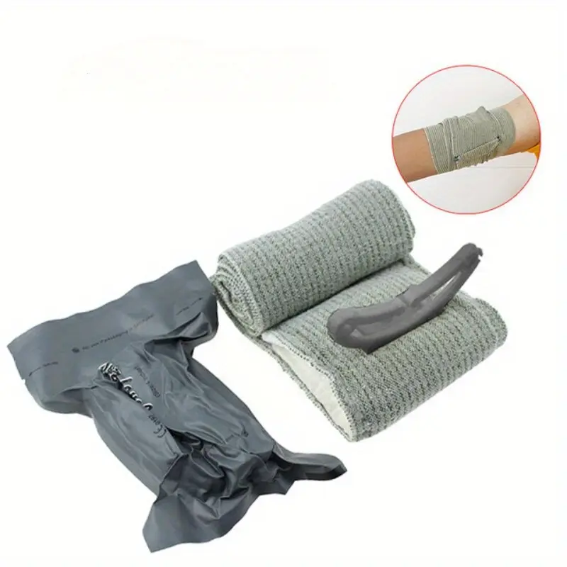 1pc Israel Tourniquet Trauma Kit Emergency Compression Band Aid Tourniquet Medical Dressing Sterile Roll Band Aid Trauma Emergency