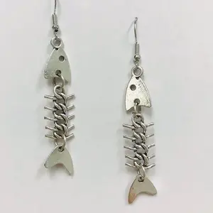 Hypoallergenic Fish Bone Earrings Handcrafted with Care