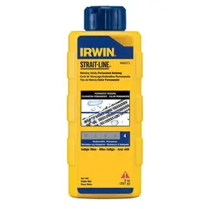 Irwin 586-4935524 4 lbs.- Permanent Staining Marking Chalk - Indigo Blue