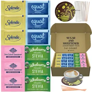 Sugar Substitutes, Sweetener Packets Assortment - 421 & 741 Count Variety Packs