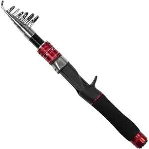 Telescopic Fishing Rod, Carbon Fiber Fishing Rod for Travel Saltwater Freshwater Fishing Gifts for Men