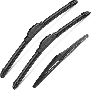 Wipers Set for Hyundai Elantra ,  Sportage , Windshield Wiper Blades Original Equipment Replacement Front and Rear "/"/X" (Pack of ) J HOOK