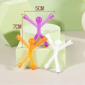 Decompression magnetic suction toy with versatile shapes, magnet wall climbing, magnetic suction refrigerator sticker, children's puzzle color