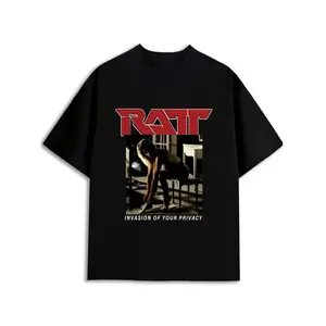 Ratt Privacy Invasion Tee for men women's black summer t-shirts Comfortable activewear, perfect for gifts Daily and weekend wear perfect for summer outdoor activities and leisure wear Comfortable daily wear