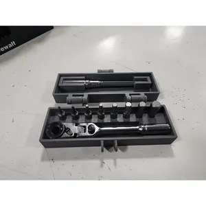Compact 3D Printed Ratchet & Bit Holder For Harbor Freight 35‑Piece Set – Pocket Tool Box With Engraved Custom Text