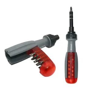 11-in-1 Ratchet Telescopic Screwdriver Set Flathead Phillips Special-shaped Screwdriver Hardware Tools Magnetic Anti-slip