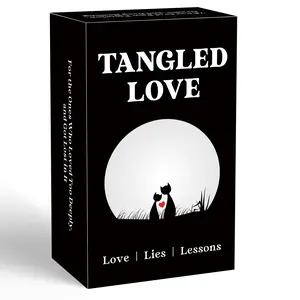 Tangled Love Oracle Cards for Beginners - 78 Drama & Healing Deck for Relationships Breakups Twin Flames & Shadow Work Emotional Truth Discovery Tool