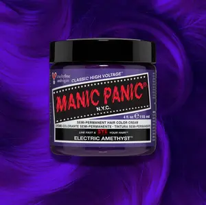 Electric Amethyst™ - Classic High Voltage® Bright Purple w/ Blue Violet Undertones Semi-Permanent Hair Dye