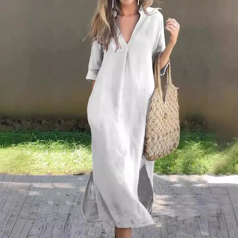 cotton summer dresses for over 50s - TikTok Shop