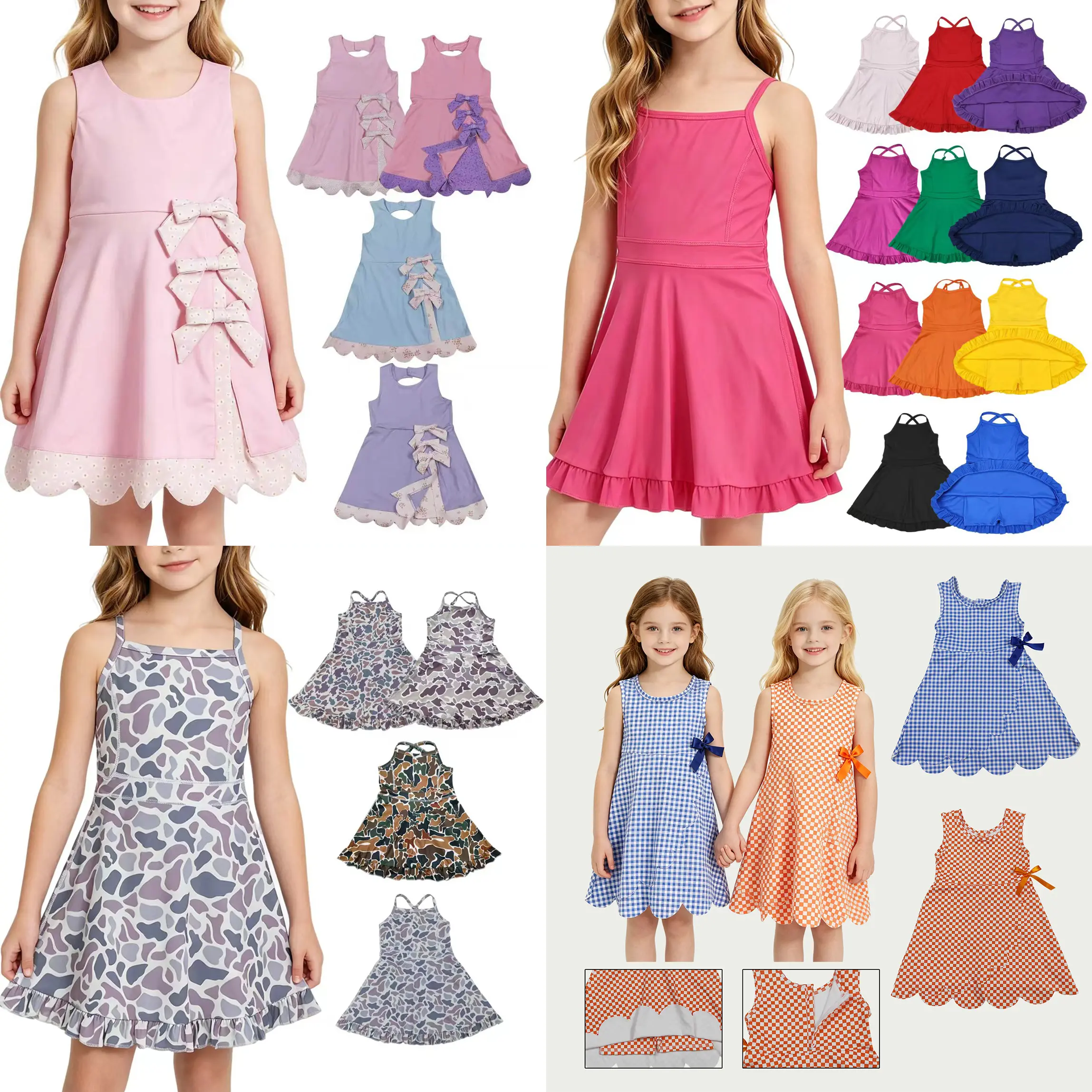 Girl Atheletic Dress Sports Clothes Quick Dry Dresses Summer Clothes Atheletic Outfit