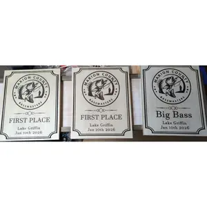Custom Wood Plaques - 8x10 Laser Engraved