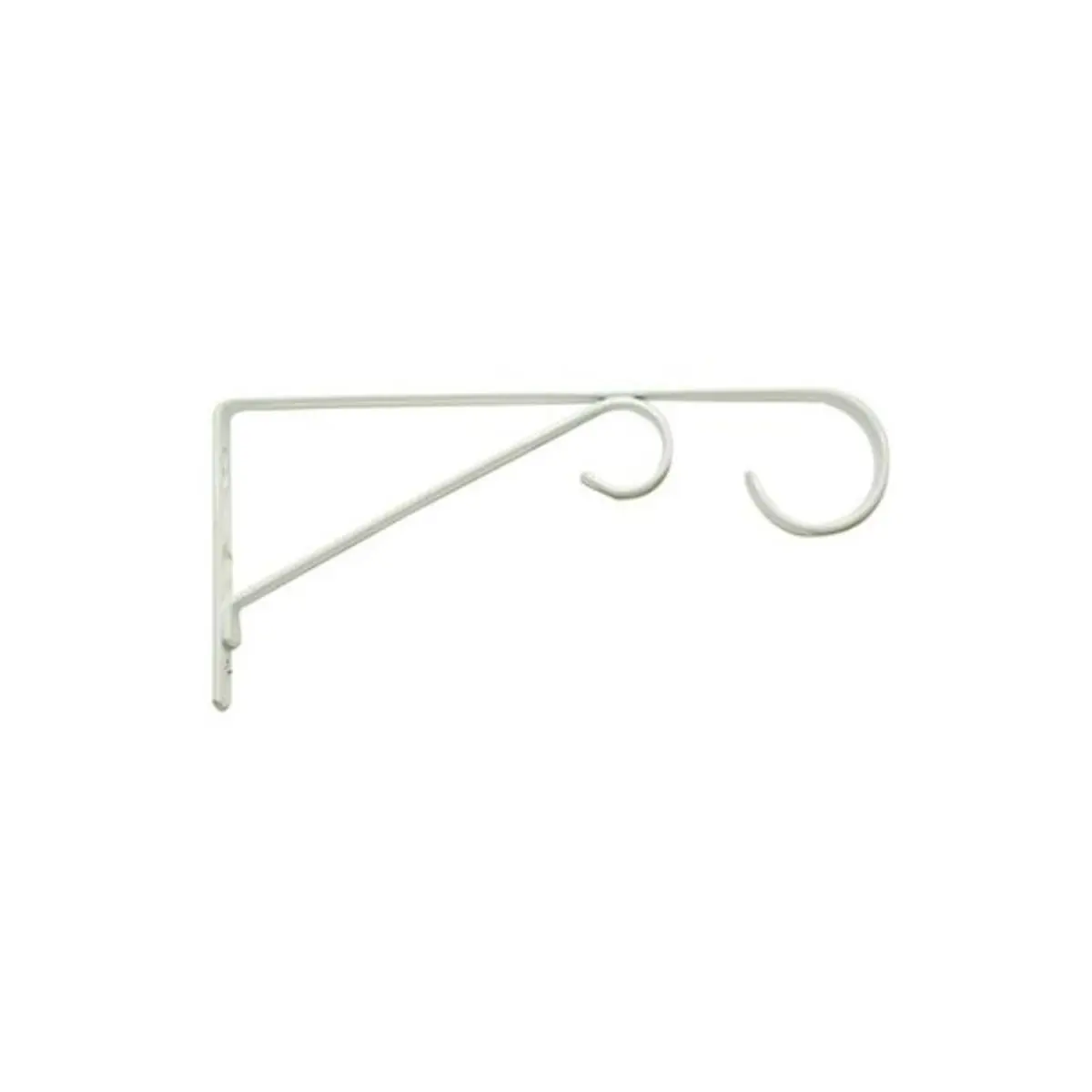 212 MAIN 9 in. Powder-Coated Steel Wall Mount Hanging Plant Bracket, White, Anti-Rust Powder-Coated Accessories, High Quality Material, for Home Decor Items & Decorative Accessories