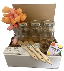 Painted Mason Jars Craft Kit