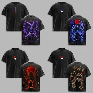[COLLECTION] - Obito Uchihaa Washed Tee – Unisex Oversize Anime T-Shirt Clothes Oversized
