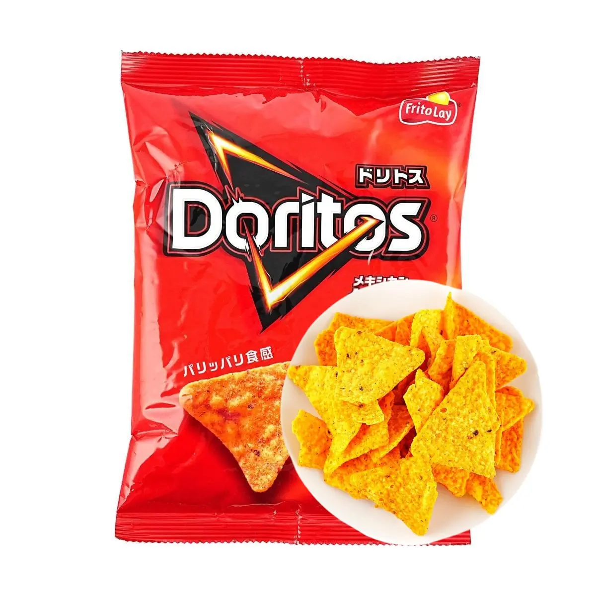 Doritos Nacho Cheese Tortilla Chips - Japanese Edition, 60g Snack Pack Doritos Nacho Cheese Tortilla Chips - Japanese Edition, 60g Snack Pack