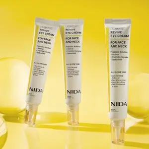 【Buy One Get Two Free】3Pcs NIDA Revive Eye Cream For Face And Neck | Probiotics Lystate Solution, Retinal, Peptide Complex, Bakuchiol | Wrinkles, Fine Lines, Cell Turnover, Firm Skin Texture, Radiant Skin | 1.35 fl. oz., 40ml