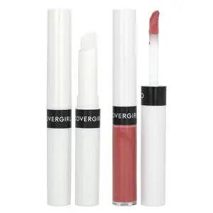 Covergirl Outlast All-Day, Lip Color, Custom Nudes, 960 Universal Nude, 2 Piece Set