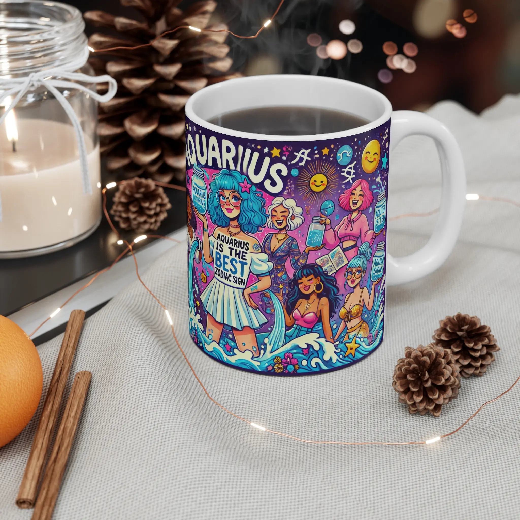 Aquarius is the Best Zodiac Sign Coffee Cup, Astrology Gift, Horoscope Mug, Constellation Tea Mug, Birthday Gift for Aquarius Friend