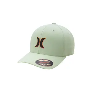 Hurley Men's Baseball Cap - Dana Point Cotton Ripstop Stretch Fitted Cap for Men with Gradient Embroidered Icon (Size: S-XL)