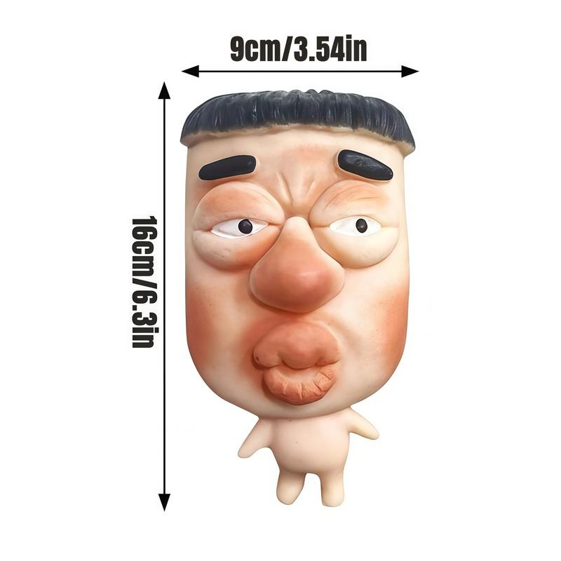 Popping Pimple Squishy Toy - Fast Rebound Silicone Stress Relief Squeeze Toy, Funny Faces, Non-Toxic & Durable, Ultrasquishy for Anxiety Relief and Fun Relaxation Stick Solution