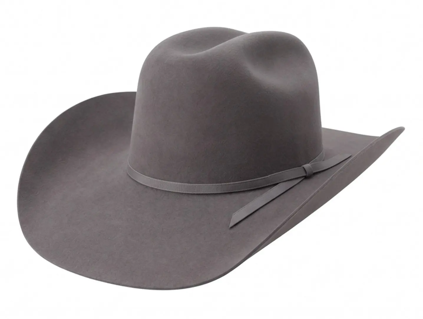 Unisex 3X Density JNV Garland Tejana Granite Gray Wool Felt Cowboy Hat - Classic Crown, Sturdy, Everyday Wear, All Seasons, Western Look, Collectors' Item