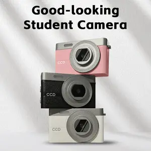 2025 Digital mini camera vlogging selfie small ccd camera children's video card camera for Teens and Kids
