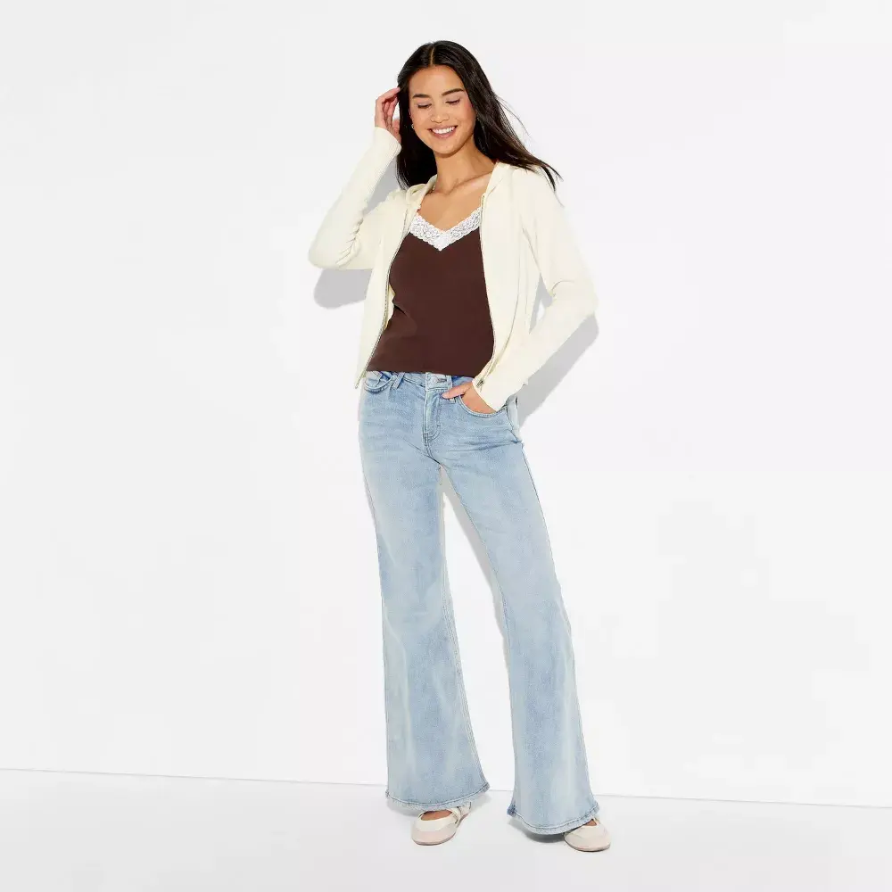 Women's Zip-Up Cardigan Sweater - Wild Fable