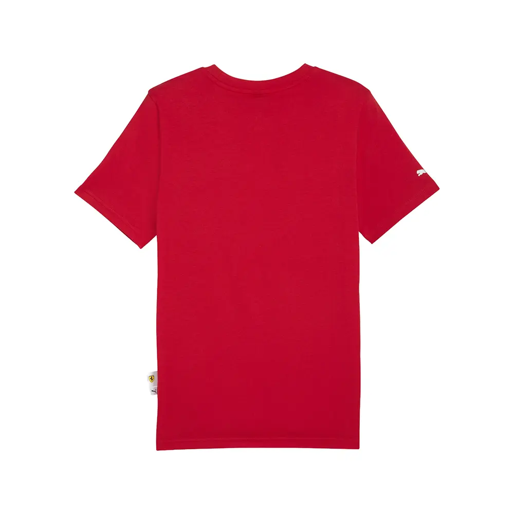 PUMA Mens Scuderia Ferrari Sportswear Tonal Shield Logo Crew Neck Short ...