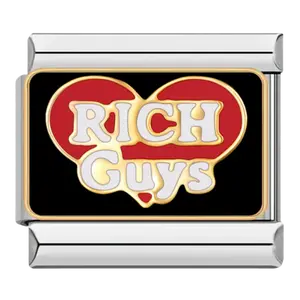<3 Rich Guys (Original Italian Charm Bracelet)