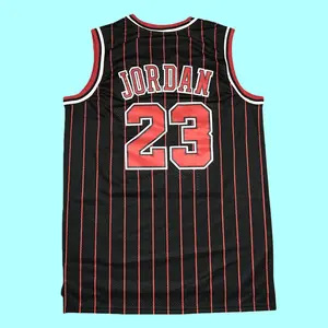 Men's Sleeveless stitched Basketball Jersey Black 1997-98 collect