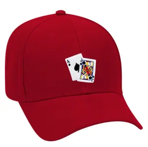 Blackjack Embroidered Cap, Embroidered Ace Jack of Spades Las Vegas Playing Cards Caps, Funny Hat Las Vegas Hat, Cardplayer Cap