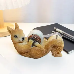 Animal Shaped Tape Dispenser Set, Includes Tape & Holder, Abs Material Office Decor, Perfect Desktop Decoration Accessory