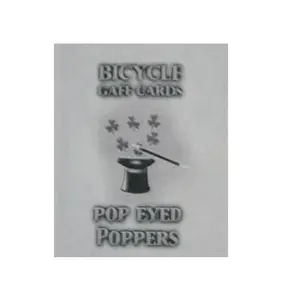 Bicycle Pop Eyed Popper Deck Bicycle Red Gaff Cards for Magic Tricks Self-Working No Sleight of Hand Easy to Learn Perform Instantly Resets