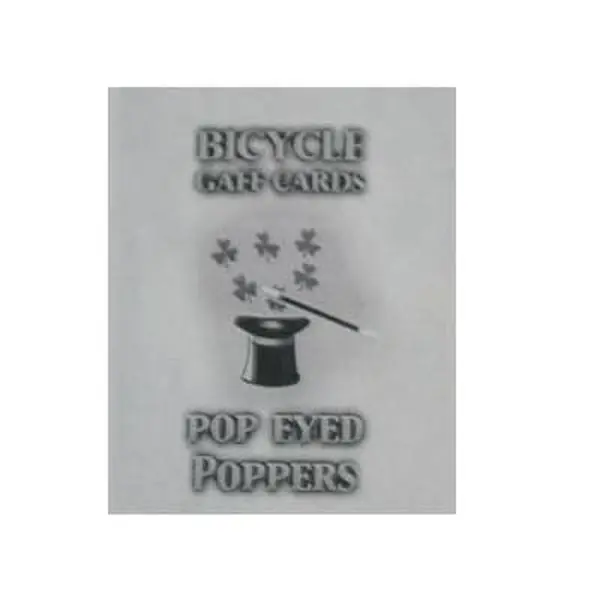 Bicycle Pop Eyed Popper Deck Bicycle Red Gaff Cards for Magic Tricks Self-Working No Sleight of Hand Easy to Learn Perform Instantly Resets