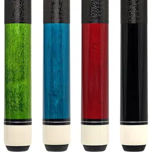 Pool Cue Sticks 4-Pack, 58 Inch Billiard Cues for  & Bar Play, Solid Maple  Pool Sticks with 12.5mm Multi-Layer Leather Tip, Leather Grip, Digital Printed  (20oz Each)
