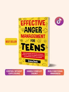 Effective Anger Management for Teens | Emotional Regulation & Stress Management Guide Book - Fun Activity Book for Confidence & Personal Development - Handle Frustration & Healthy Relationship Learning Skills - Ideal Book Gift