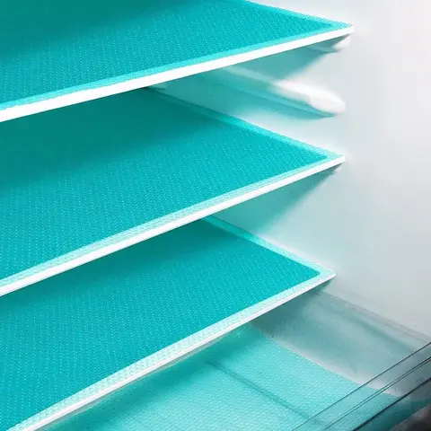 Solid Color Refrigerator Liner, 4 Counts Versatile Easy Cleaning Stain-proof Refrigerator Mat, Insulating Mat, Dining Table Mat, Drawer Mat, Cupboard Mat, Scented Fragrance, Aromatic Scent, Coasters
