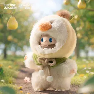 【2026-04-08 New Arrivals】[FINDING UNICORN] FARMER BOB FARMER BOB FURRY DUCK PEAR BOB Swing Tag Plush Cute Figures Desktop Ornament Collectible Toys Birthday Gifts