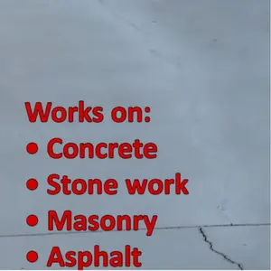 Crack Filler 2.5 lb. Bottle - Ultimate Solution for Concrete and Masonry Cracks - Easy Application to Keep Surfaces Strong and Lasting!