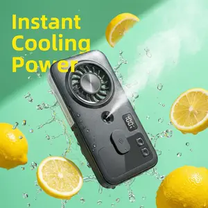 Misting Fan Portable - Handheld Turbo Fan with Mist, Spray Water Mister Fans, 2000mAh Rechargeable, 3-Speeds, Personal Gifts for Women Beach Travel Outdoor - White Pink Black Blue