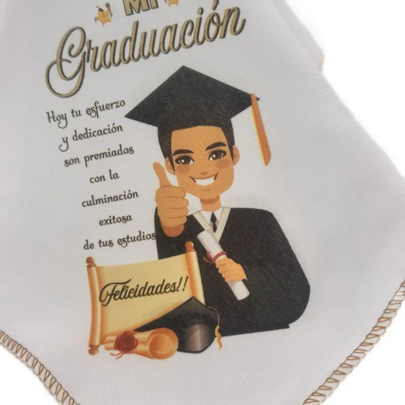 12pcs Disposable Graduation Napkins - 12x12 in, Cute Graduation Girl Design, Inspirational Message, Single-Use Party Favor Tableware Accessory, No, 12 X 12 Inches, Disposable Napkins