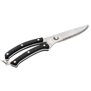 212 MAIN Stainless Steel Heavy-Duty Spring-Loaded Scissors, Locking Grip Kitchen Shears for Meat & Bone Cutting
