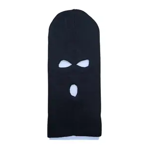 XO Collection Rib-Knit Three Hole Balaclava