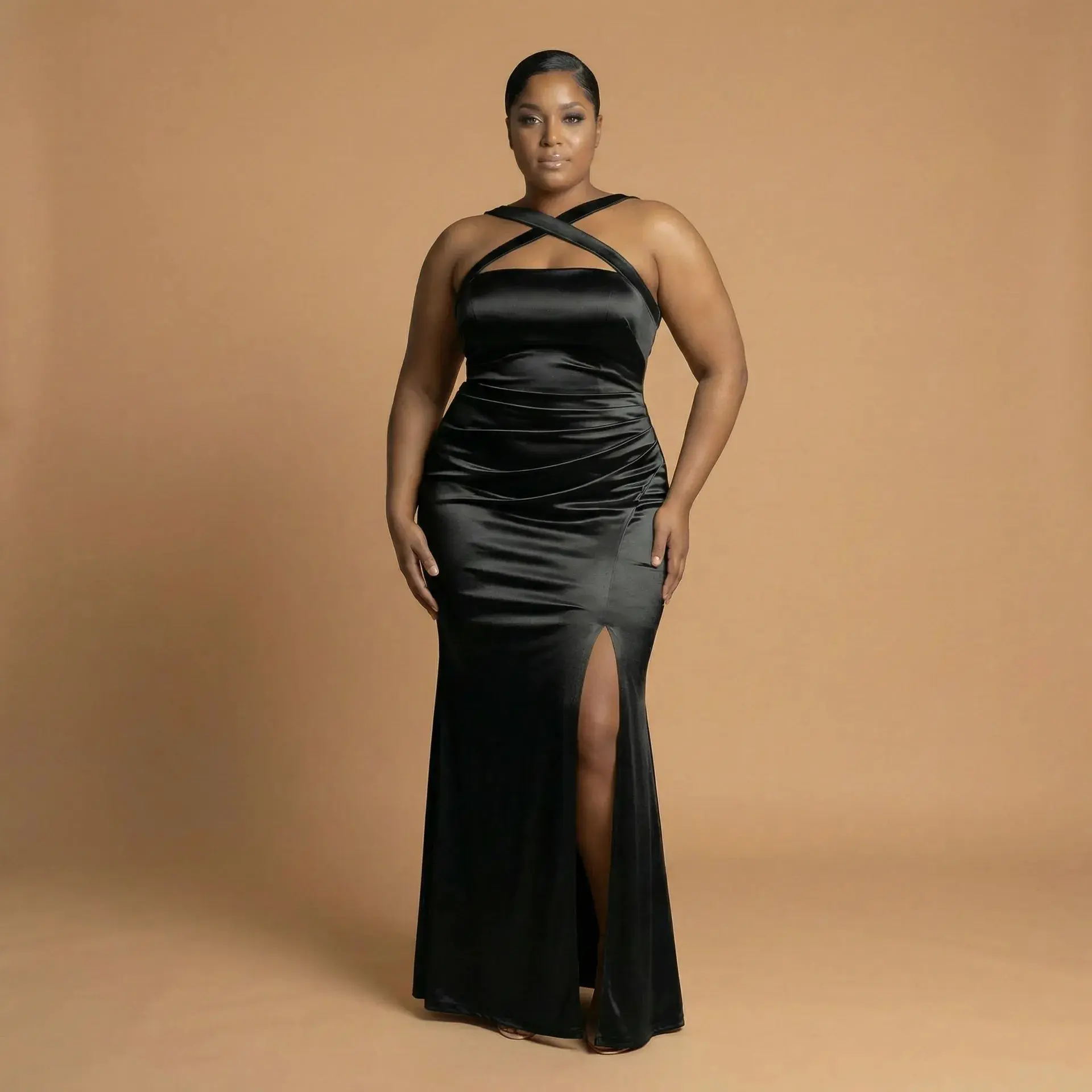 The Ivy Dress Black (Ready to Ship)