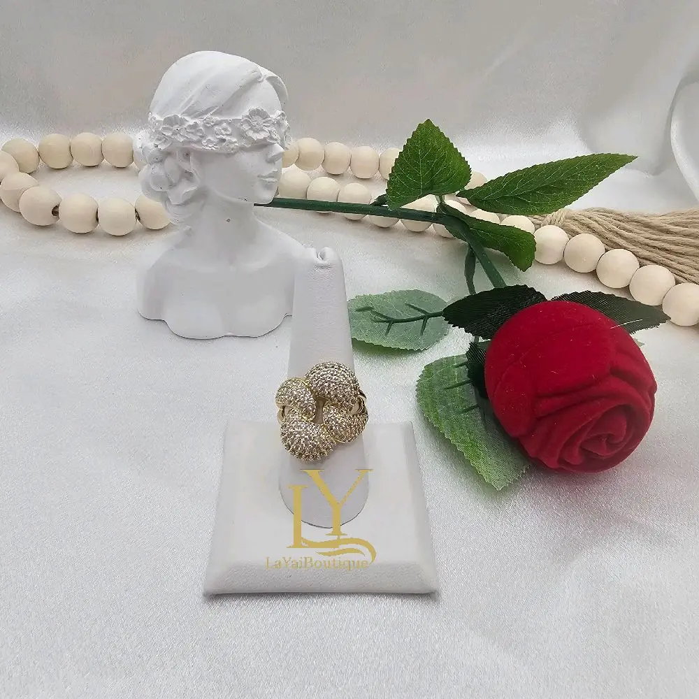 LaYaiBoutique #2086 high quality 14k gold plated ring