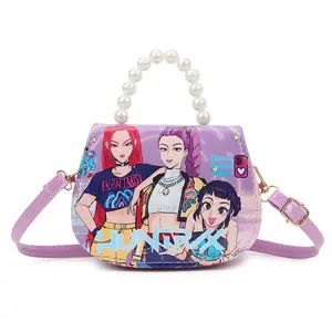 Cute Kpop Anime Witch Crossbody Bag for Women Shoulder Purse Coin Purse Cross Border Hot Item Trendy Street Style Casual