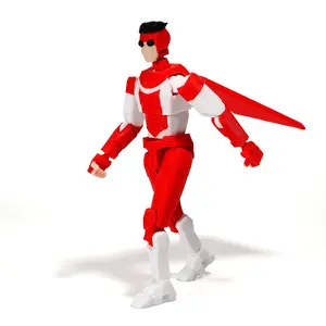 3D Printed Superheroes Invincible Omni Man Anime Multi-Jointed Shapeshift Toys Action Figures Mannequin Model Ornaments Gifts