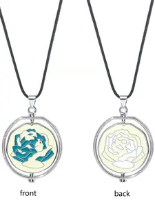 League Of Legends Double Sided Pendant Necklace, Fashion Jewelry for Party, Daily Clothing Decor, Trendy All-match & Exquisite Jewelry for Birthday Gift