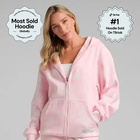 Comfrt | Camo Zip Hoodie - Mega | Extra Roomy Soft Fleece Camo Full Zip Up Sweatshirt