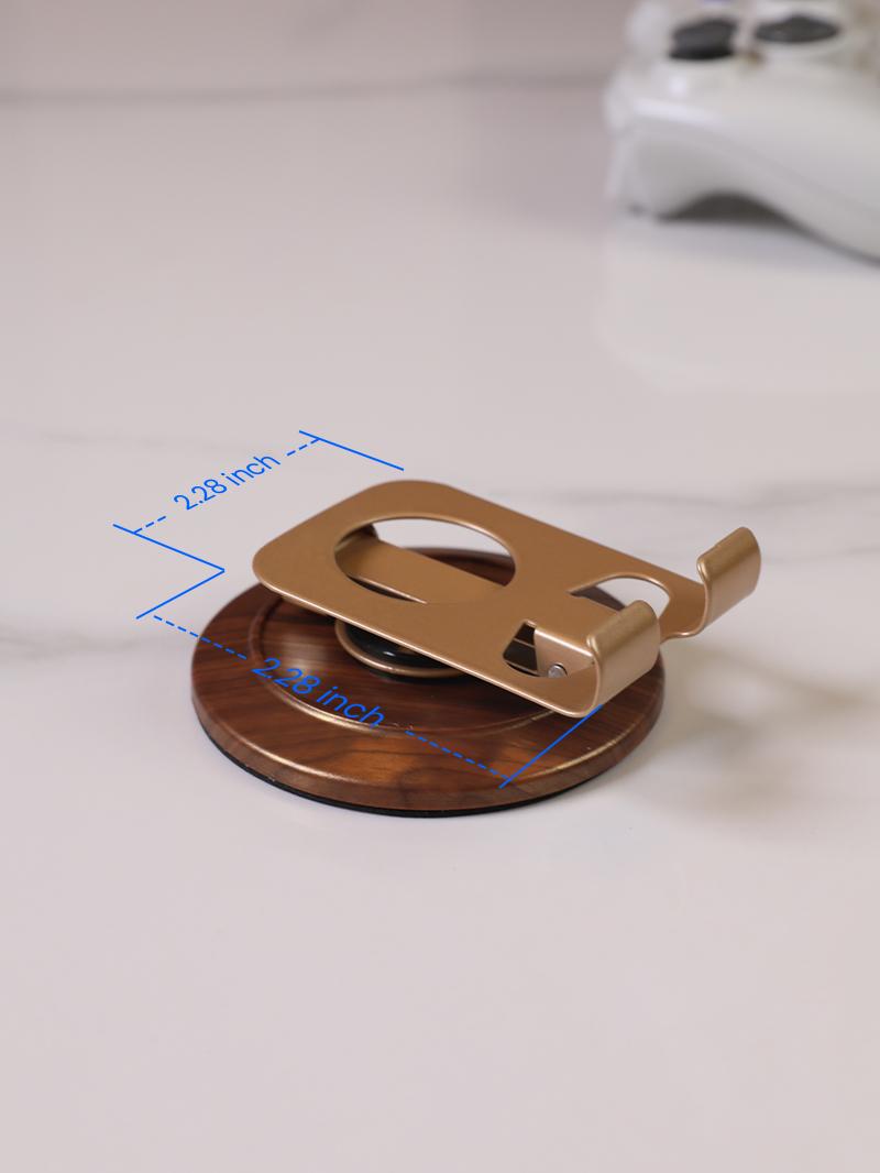 Phone Stand for Desk, Adjustable 360° Rotating Foldable Smartphone Holder, Compact Portable Desktop Cell Phone Stand for Office, Home, Kitchen & Bedside, Compatible with iPhone & Android#TikTokBackToSchool